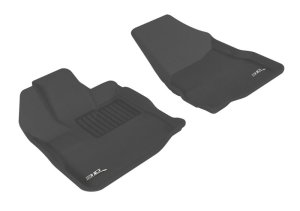 Chevrolet Equinox Floor Mats - Front - 3D MAXpider - Kagu - Black - `10-`17